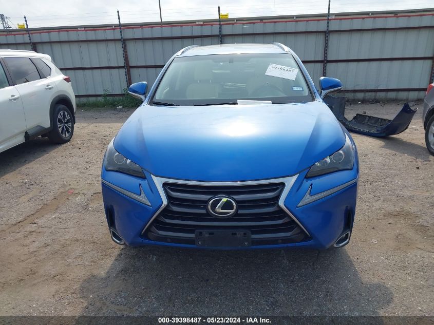 2016 Lexus Nx 200T VIN: JTJYARBZ0G2029588 Lot: 39398487