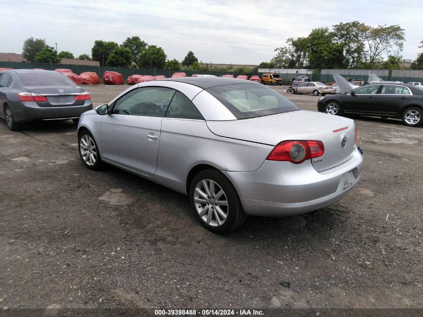 2011 Volkswagen Eos Komfort VIN: WVWBA7AH4BV000284 Lot: 39398488