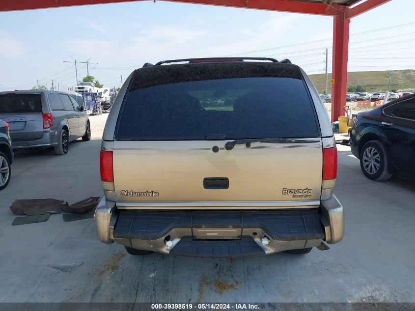 2000 Oldsmobile Bravada VIN: 1GHDT13W8Y2299665 Lot: 39398519