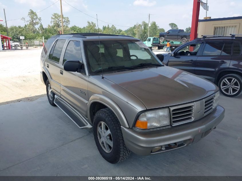 2000 Oldsmobile Bravada VIN: 1GHDT13W8Y2299665 Lot: 39398519