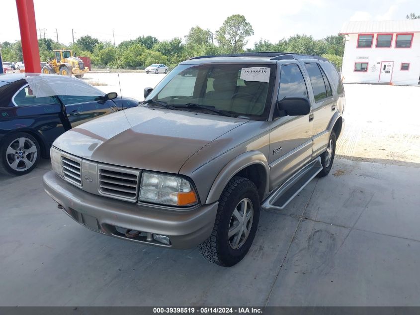 2000 Oldsmobile Bravada VIN: 1GHDT13W8Y2299665 Lot: 39398519