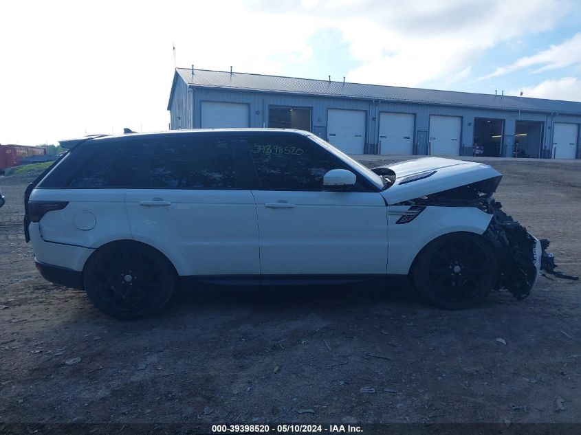 2016 Land Rover Range Rover Sport 3.0L V6 Supercharged Hse VIN: SALWR2PF4GA586530 Lot: 39398520