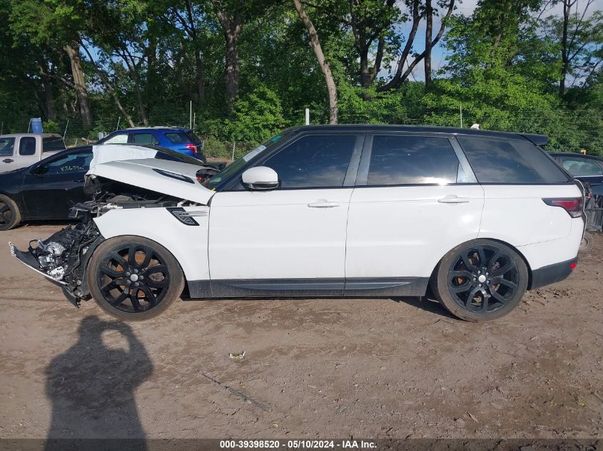 2016 Land Rover Range Rover Sport 3.0L V6 Supercharged Hse VIN: SALWR2PF4GA586530 Lot: 39398520