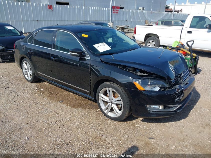 2013 Volkswagen Passat 3.6L V6 Sel Premium VIN: 1VWCM7A30DC060977 Lot: 39398527