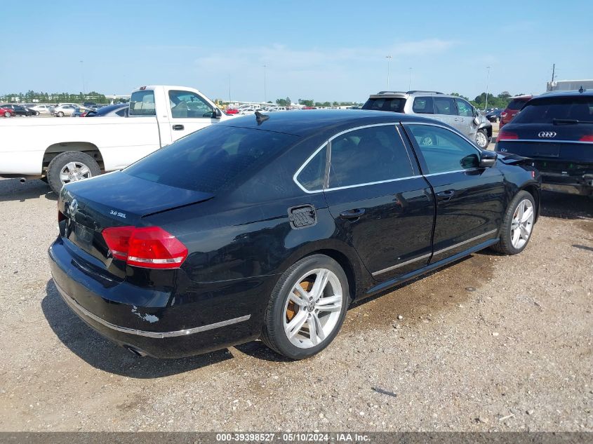 2013 Volkswagen Passat 3.6L V6 Sel Premium VIN: 1VWCM7A30DC060977 Lot: 39398527