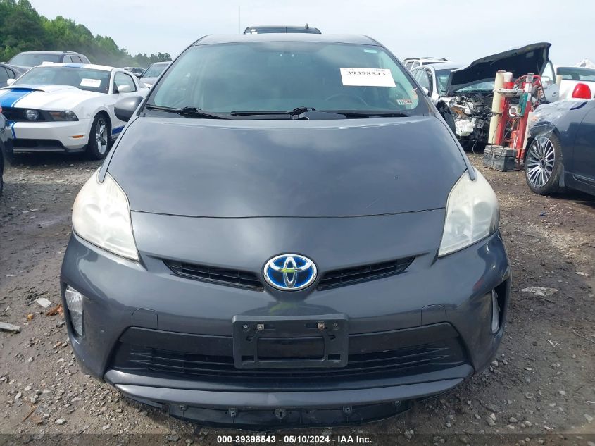 2013 Toyota Prius Four VIN: JTDKN3DU5D5649763 Lot: 39398543