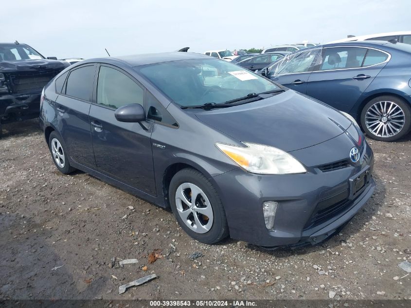 2013 Toyota Prius Four VIN: JTDKN3DU5D5649763 Lot: 39398543