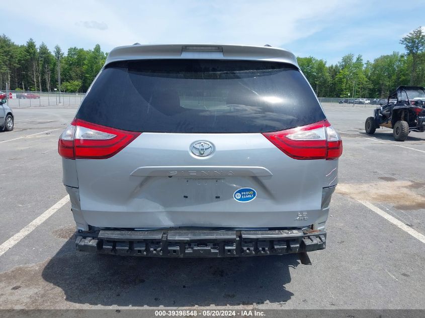 2015 Toyota Sienna Le 7 Passenger VIN: 5TDJK3DC2FS110994 Lot: 39398548