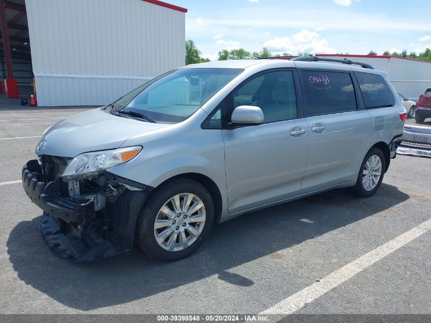 2015 Toyota Sienna Le 7 Passenger VIN: 5TDJK3DC2FS110994 Lot: 39398548