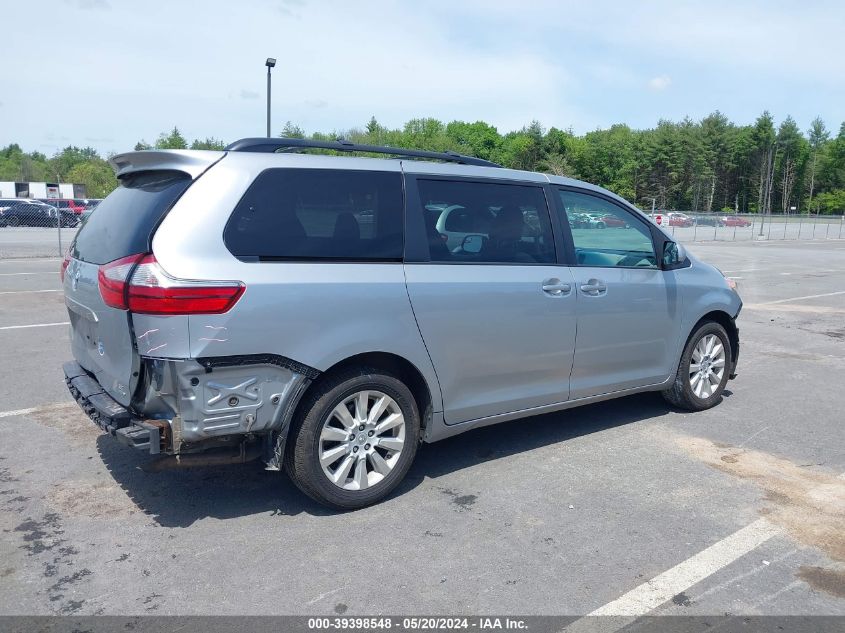 2015 Toyota Sienna Le 7 Passenger VIN: 5TDJK3DC2FS110994 Lot: 39398548