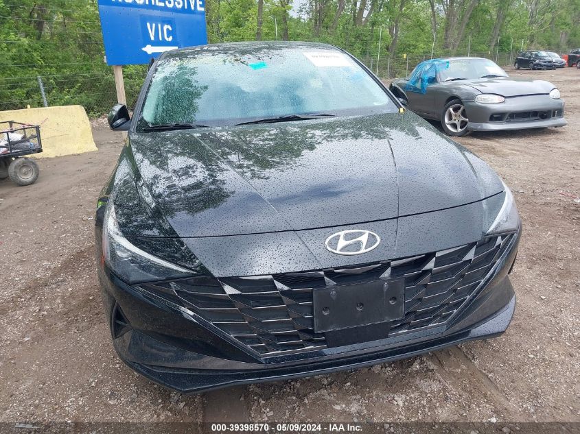 2022 Hyundai Elantra Limited VIN: KMHLP4AG4NU348584 Lot: 39398570