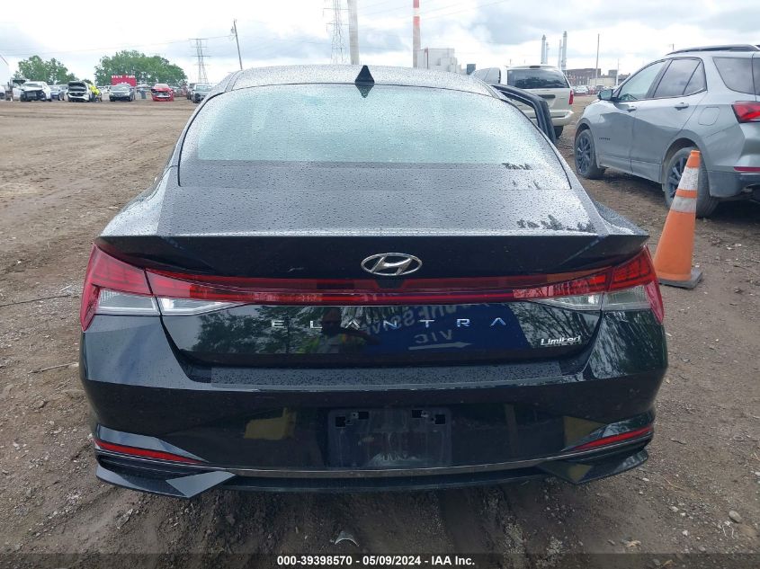 2022 Hyundai Elantra Limited VIN: KMHLP4AG4NU348584 Lot: 39398570