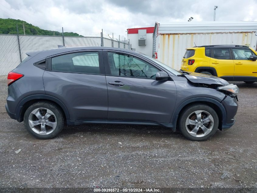 2017 Honda Hr-V Lx VIN: 3CZRU6H36HG706937 Lot: 39398572