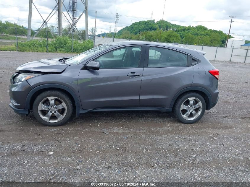 2017 Honda Hr-V Lx VIN: 3CZRU6H36HG706937 Lot: 39398572