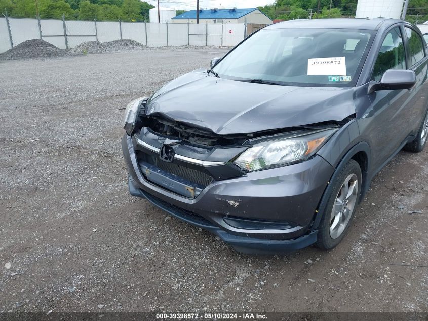 2017 Honda Hr-V Lx VIN: 3CZRU6H36HG706937 Lot: 39398572