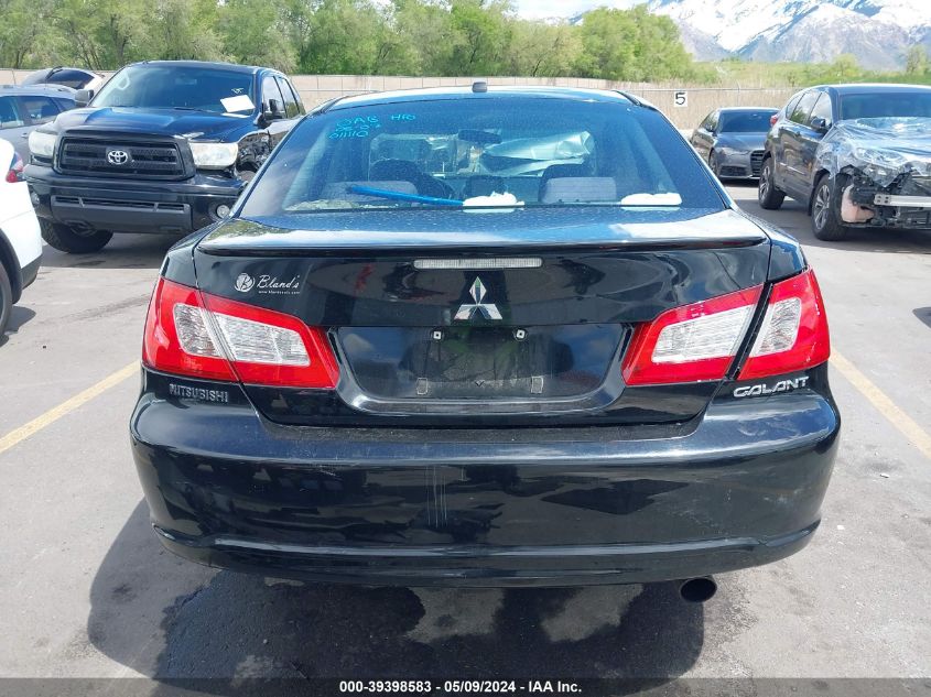 2010 Mitsubishi Galant Es/Se VIN: 4A32B3FF3AE011110 Lot: 39398583