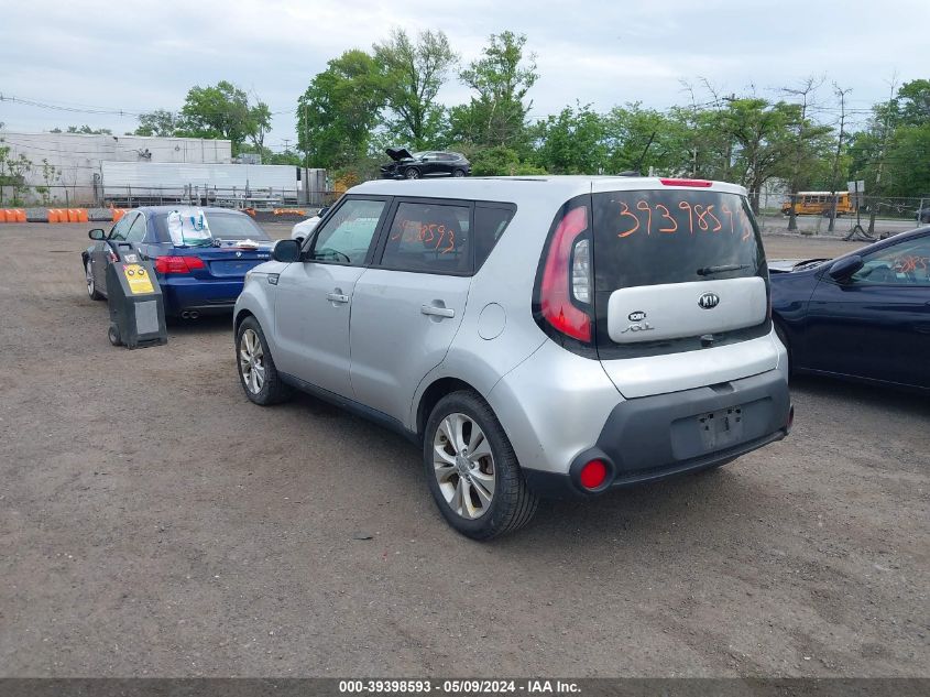 2014 Kia Soul + VIN: KNDJP3A56E7718338 Lot: 39398593