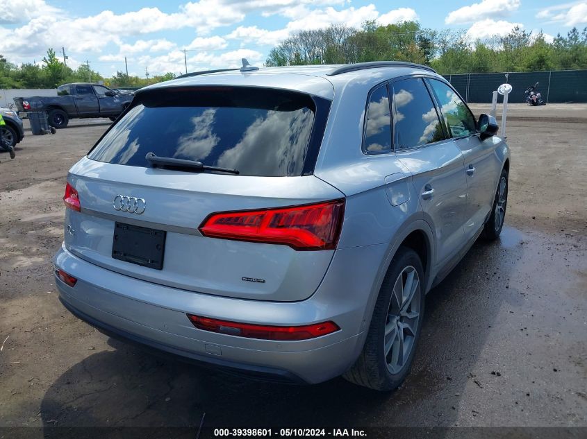 2019 Audi Q5 45 Premium VIN: WA1CNBFY2K2118463 Lot: 39398601