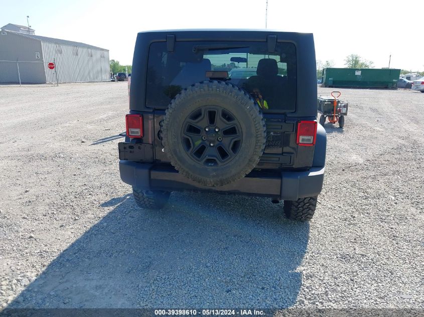 2014 Jeep Wrangler Willys Wheeler VIN: 1C4AJWAG3EL262942 Lot: 39398610