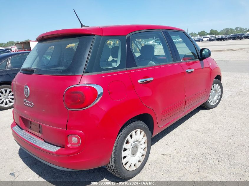 2015 Fiat 500L Pop VIN: ZFBCFAAHXFZ030569 Lot: 39398612