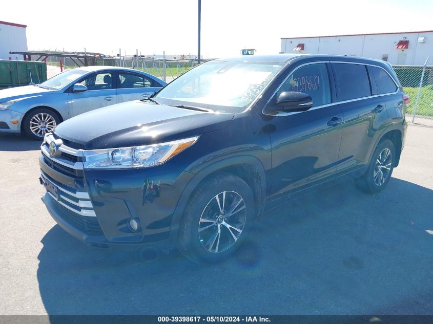 2018 Toyota Highlander Le Plus VIN: 5TDBZRFH2JS843079 Lot: 39398617