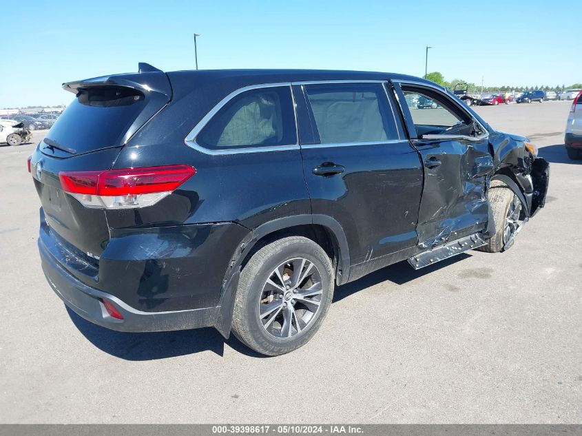 2018 Toyota Highlander Le Plus VIN: 5TDBZRFH2JS843079 Lot: 39398617