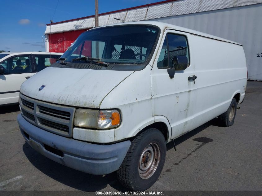 1997 Dodge Ram Van 2500 Commercial VIN: 2B7HB21XXVK597409 Lot: 39398618