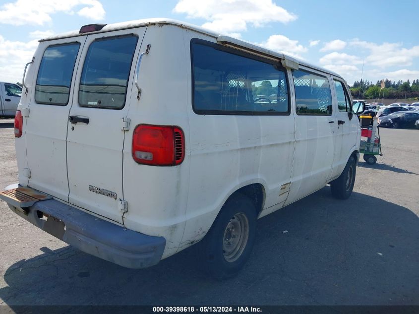 1997 Dodge Ram Van 2500 Commercial VIN: 2B7HB21XXVK597409 Lot: 39398618