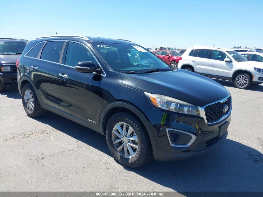 2016 KIA SORENTO 3.3L LX - 5XYPGDA56GG134754