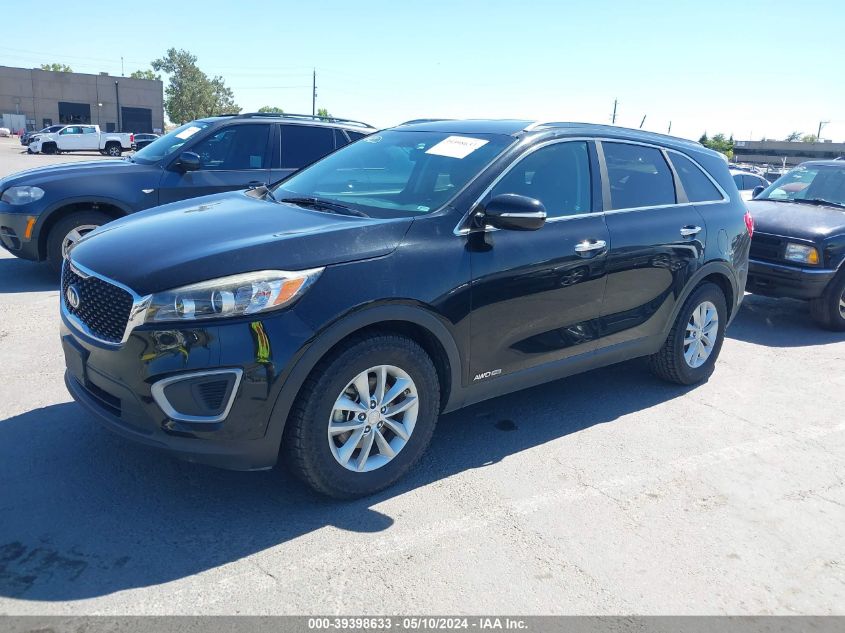 2016 Kia Sorento 3.3L Lx VIN: 5XYPGDA56GG134754 Lot: 39398633