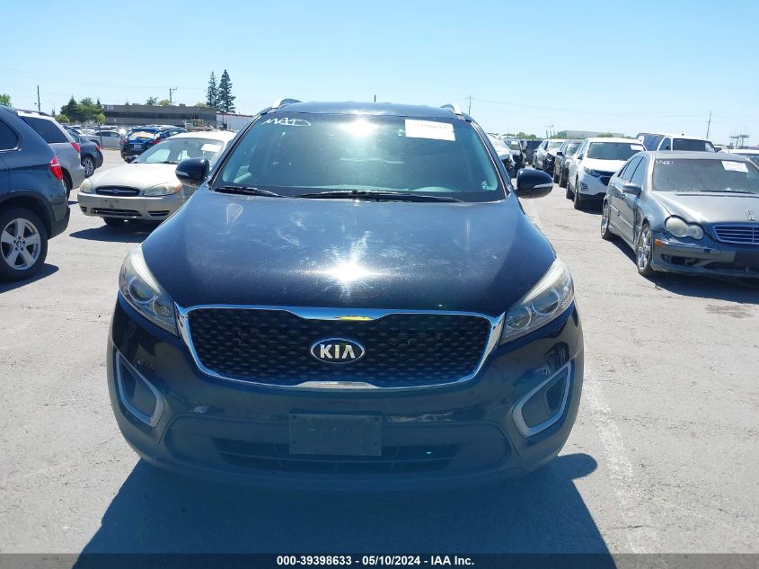 2016 Kia Sorento 3.3L Lx VIN: 5XYPGDA56GG134754 Lot: 39398633