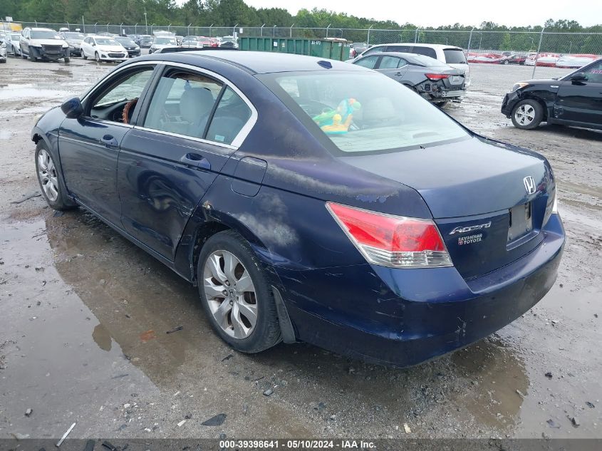 2009 Honda Accord 2.4 Ex-L VIN: 1HGCP268X9A011405 Lot: 39398641