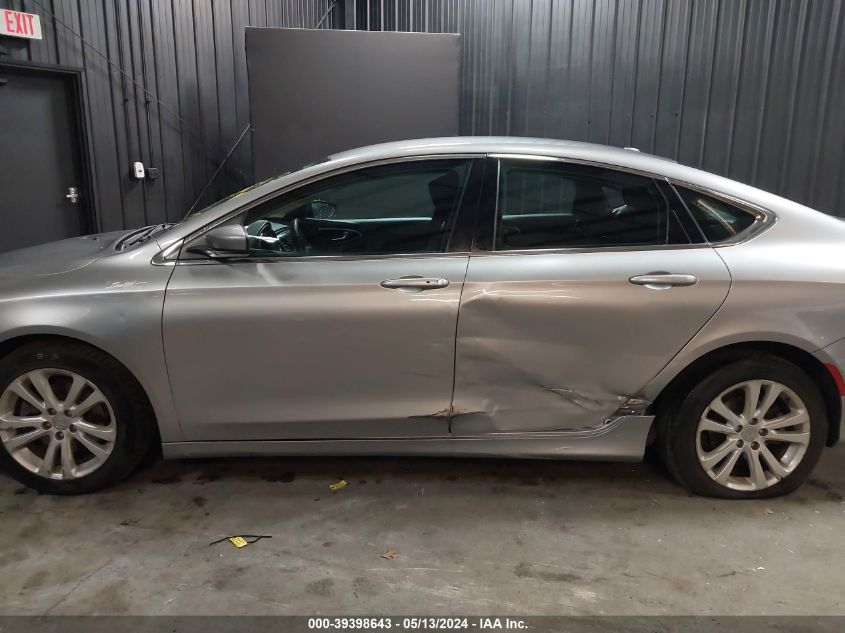 2015 Chrysler 200 Limited VIN: 1C3CCCAB8FN692059 Lot: 39398643