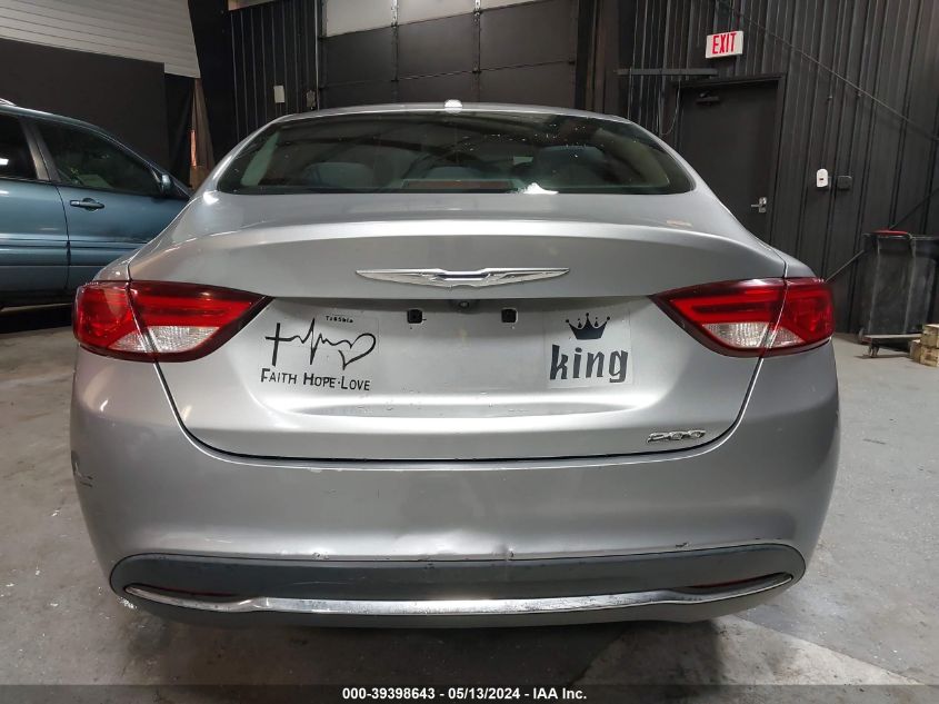 2015 Chrysler 200 Limited VIN: 1C3CCCAB8FN692059 Lot: 39398643