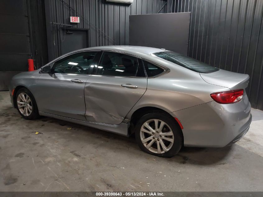 2015 Chrysler 200 Limited VIN: 1C3CCCAB8FN692059 Lot: 39398643