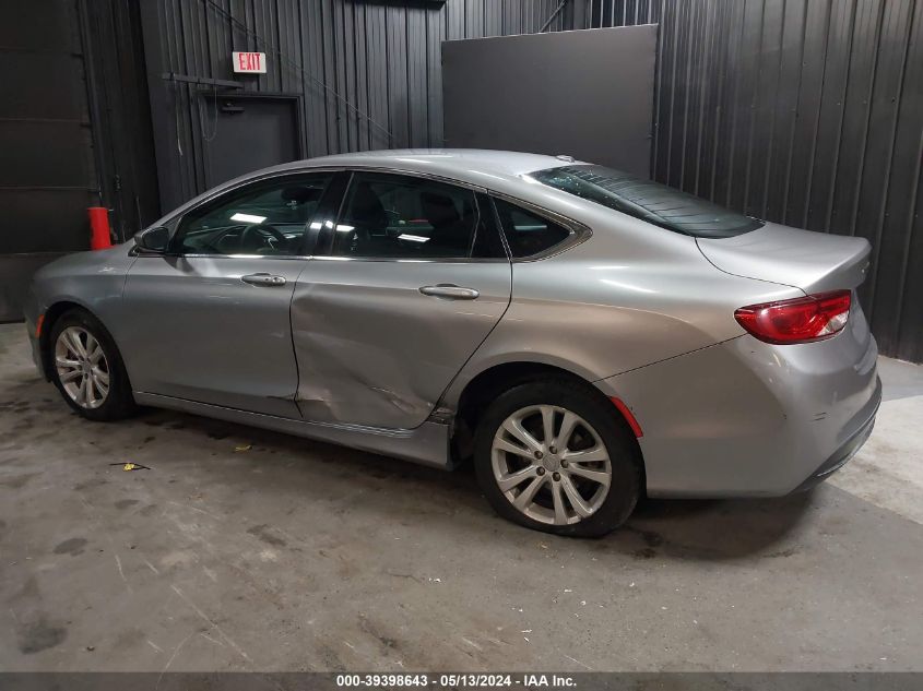 2015 Chrysler 200 Limited VIN: 1C3CCCAB8FN692059 Lot: 39398643