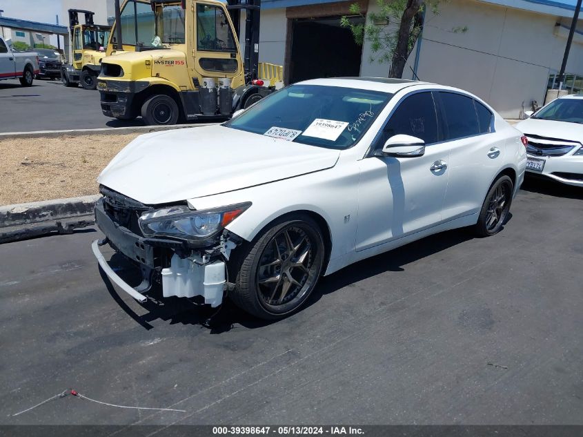 2015 Infiniti Q50 Premium VIN: JN1BV7AP4FM345695 Lot: 39398647