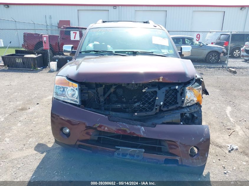 2015 Nissan Armada Platinum VIN: 5N1BA0NE2FN621712 Lot: 39398652