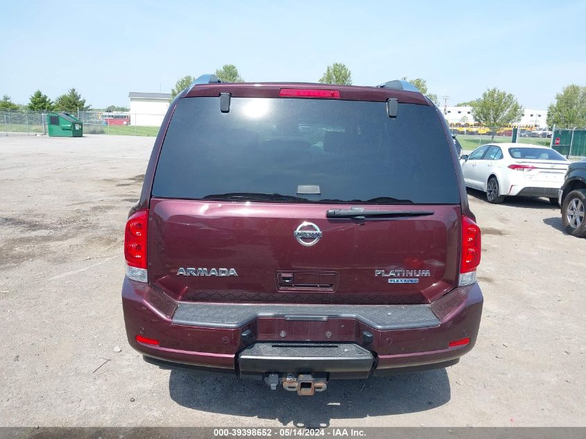 2015 Nissan Armada Platinum VIN: 5N1BA0NE2FN621712 Lot: 39398652