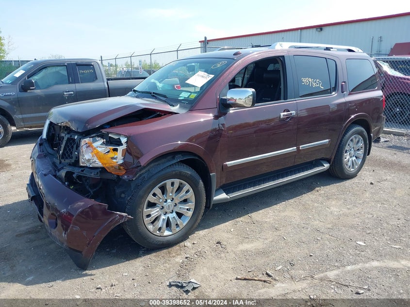 2015 Nissan Armada Platinum VIN: 5N1BA0NE2FN621712 Lot: 39398652