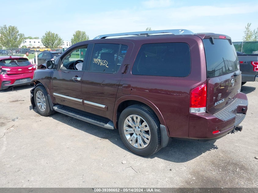 2015 Nissan Armada Platinum VIN: 5N1BA0NE2FN621712 Lot: 39398652