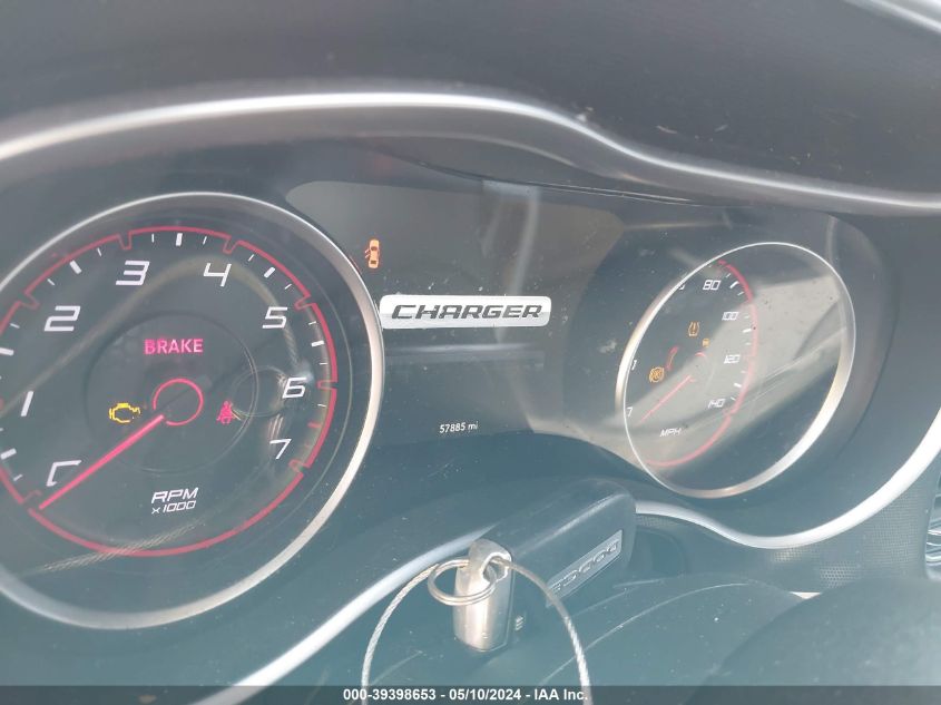 2018 Dodge Charger Gt Awd VIN: 2C3CDXJGXJH316531 Lot: 39398653
