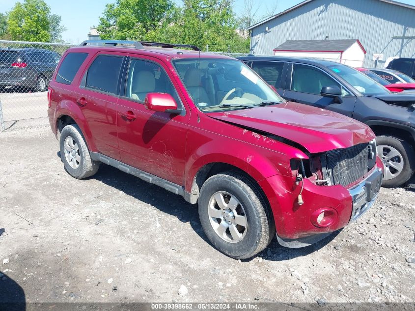 2012 Ford Escape Limited VIN: 1FMCU0E7XCK893321 Lot: 39398662