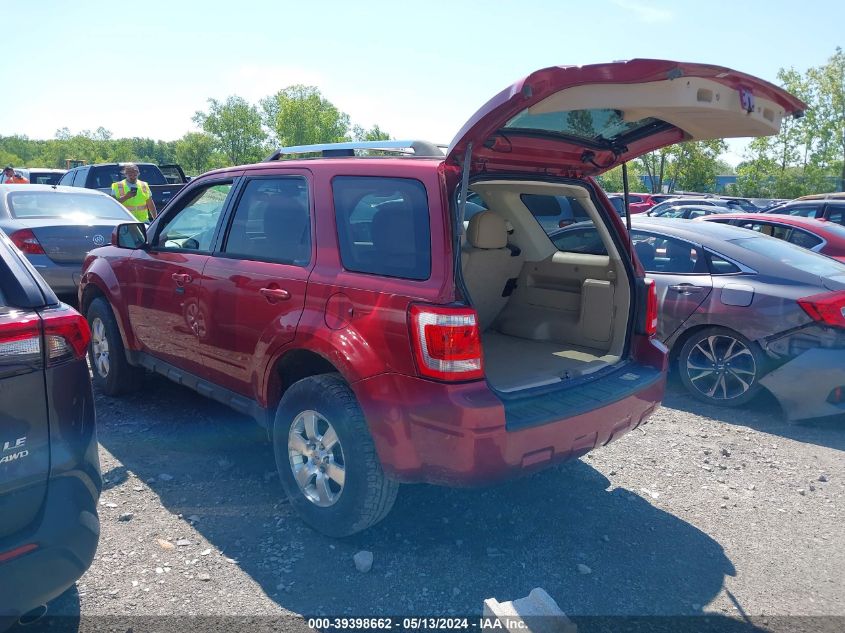 2012 Ford Escape Limited VIN: 1FMCU0E7XCK893321 Lot: 39398662