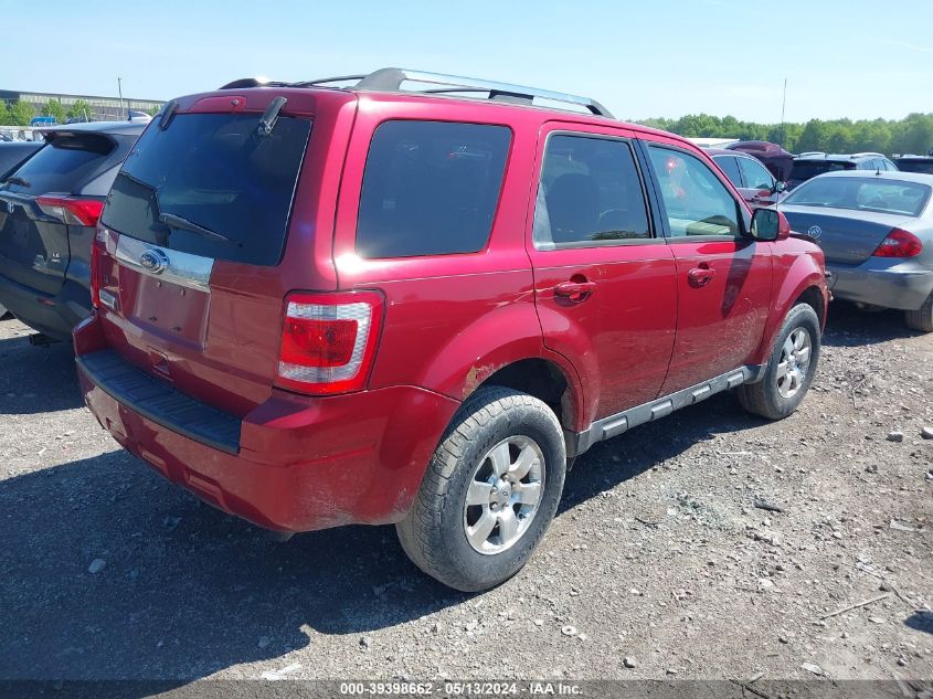 2012 Ford Escape Limited VIN: 1FMCU0E7XCK893321 Lot: 39398662