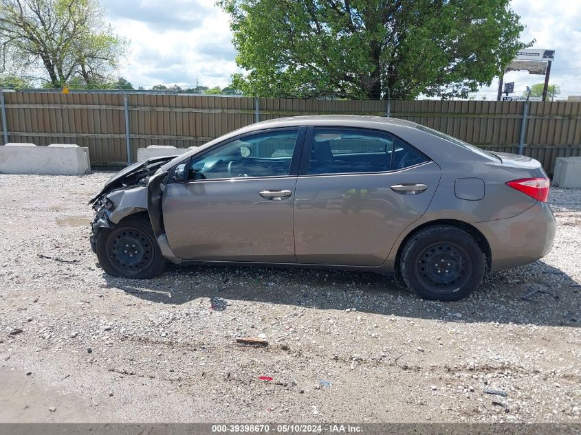 2017 Toyota Corolla Le VIN: 2T1BURHE6HC879166 Lot: 39398670