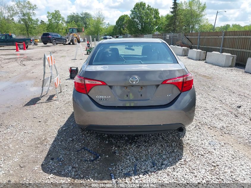 2017 Toyota Corolla Le VIN: 2T1BURHE6HC879166 Lot: 39398670