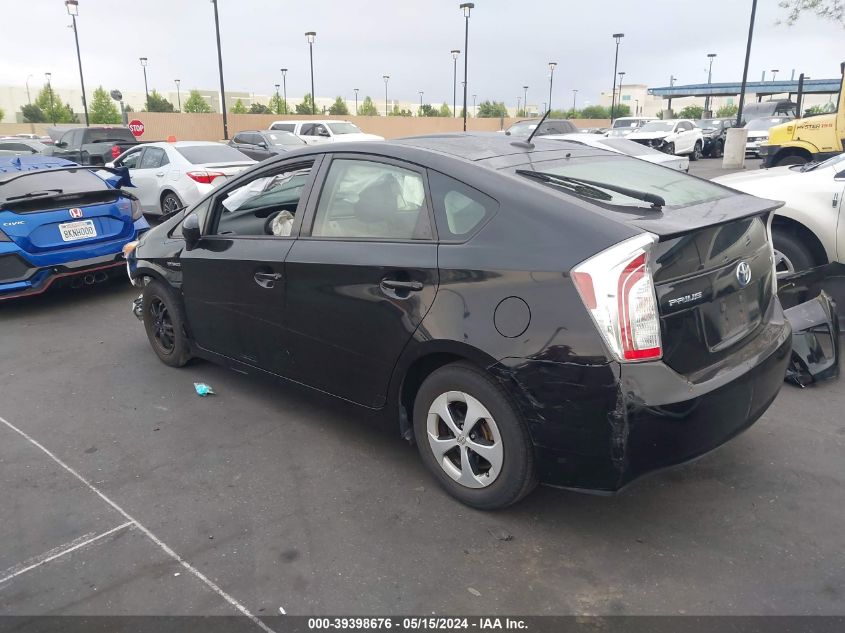 2015 Toyota Prius Three VIN: JTDKN3DU6F0424820 Lot: 39398676