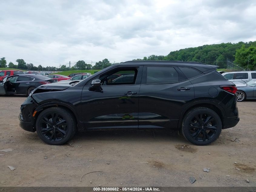 2022 Chevrolet Blazer Awd Rs VIN: 3GNKBKRS7NS172617 Lot: 39398682