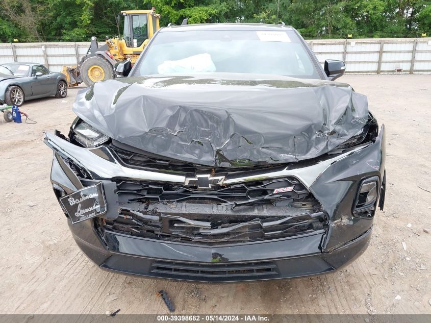 2022 Chevrolet Blazer Awd Rs VIN: 3GNKBKRS7NS172617 Lot: 39398682